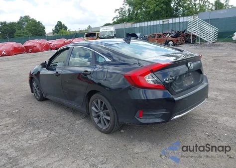 2019 Honda Civic Ex z USA, uszkodzony, nr VIN JHMFC1F34KX002545
